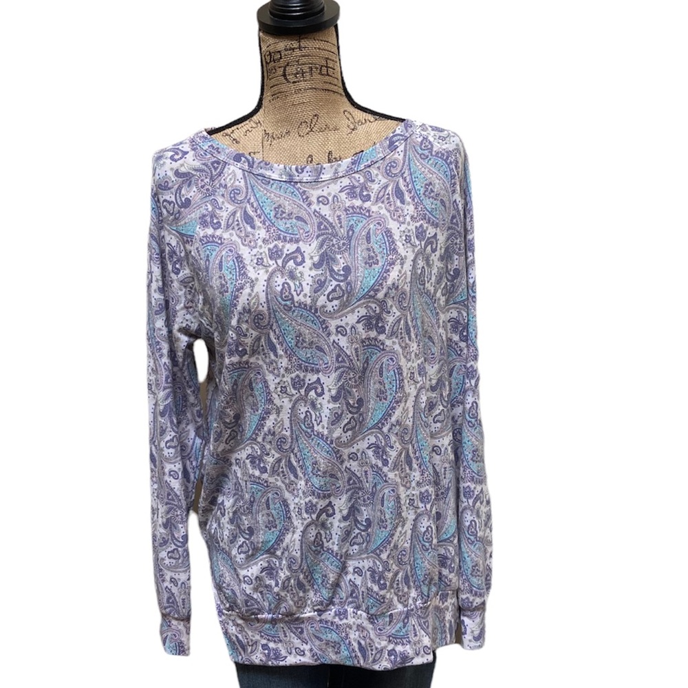 Blumin White Multicolored Patterned Long Sleeved … - image 1